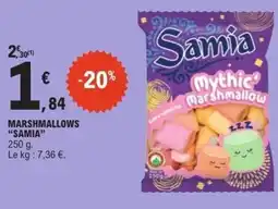 E.Leclerc Marshmallows samia offre
