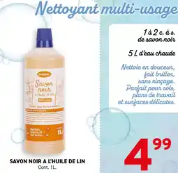 Trafic Ader - savon noir a l'huile de lin offre