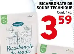 Trafic Bicarbonate de soude technique offre