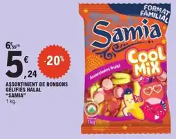 E.Leclerc Assortiment de bonbons gélifiés halal samia offre