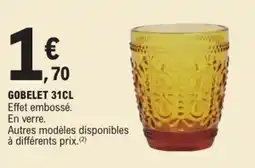 E.Leclerc Gobelet offre