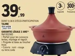 E.Leclerc Tajine silver style offre