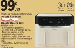 E.Leclerc Friteuse à air chaud moulinex offre