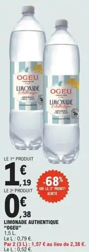 E.Leclerc Limonade authentique ogeu offre