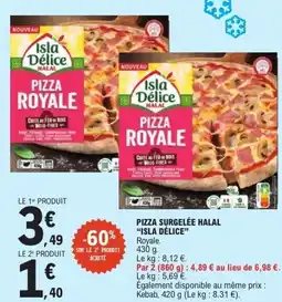 E.Leclerc Pizza surgelée halal isla délice offre