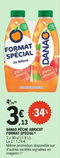 E.Leclerc Danao pêche abricot format spécial offre