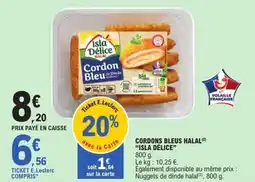 E.Leclerc Cordons bleus halal isla délice offre