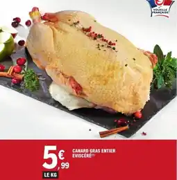 E.Leclerc Canard gras entier eviscéré offre