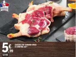 E.Leclerc Cuisses de canard gras a confire x4 offre