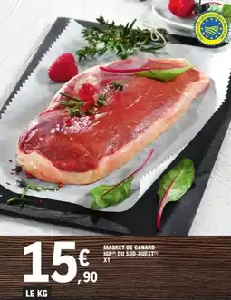 E.Leclerc Magret de canard igp du sud-ouest x1 offre