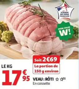 Auchan Veau rôti offre