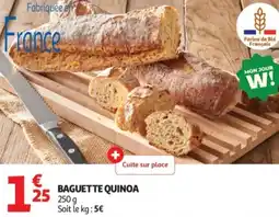 Auchan Baguette quinoa offre