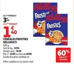 Auchan Céréales frosties kellogg's offre