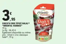 E.Leclerc Chick'n croc épicé halal offre