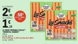 E.Leclerc La snaki originale halal oriental viandes offre