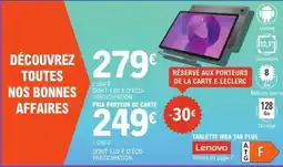 E.Leclerc Tablette Idea Tab Plus offre