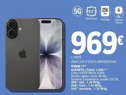 E.Leclerc IPHONE 17 offre