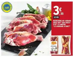 E.Leclerc Manchons de canard gras (IGP) Sud-Ouest offre
