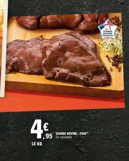 E.Leclerc Viande bovine foie offre