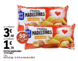 E.Leclerc PETITES MADELEINES “P’TIT DÉLI” offre
