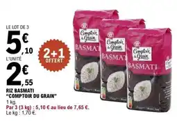 E.Leclerc Riz Basmati 'Comptoir du Grain' offre