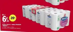 E.Leclerc PAPIER TOILETTE - DOUBLE ÉPAISSEUR “MIMOSA” offre