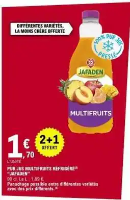 E.Leclerc PUR JUS MULTIFRUITS RÉFRIGÉRÉ offre