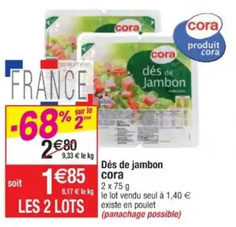 Dés de jambon