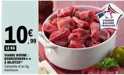 E.Leclerc Viande bovine : bourguignon** à mijoter offre
