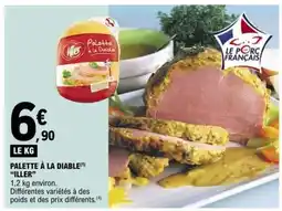 E.Leclerc PALETTE À LA DIABLE 'ILLER' offre