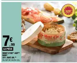 E.Leclerc Mont d'Or AOP Baby offre