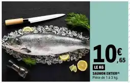 E.Leclerc SAUMON ENTIER offre