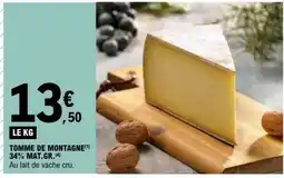 E.Leclerc Tomme de montagne offre