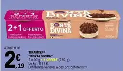 E.Leclerc TIRAMISU BONTA DIVINA offre