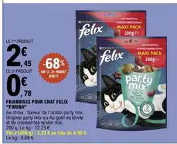 E.Leclerc FRIANDISES POUR CHAT FELIX “PURINA” offre