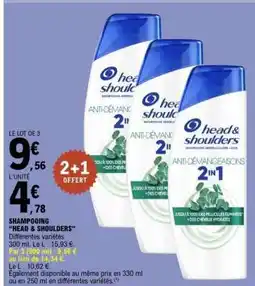 E.Leclerc Shampooing Head & Shoulders offre