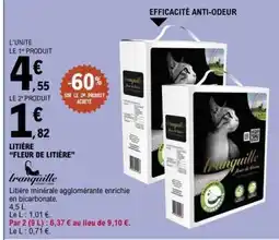 E.Leclerc Litière 'Fleur de Litière' offre