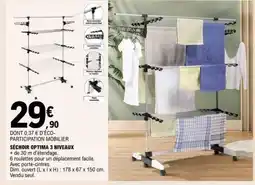 E.Leclerc SÉCHOIR OPTIMA 3 NIVEAUX offre