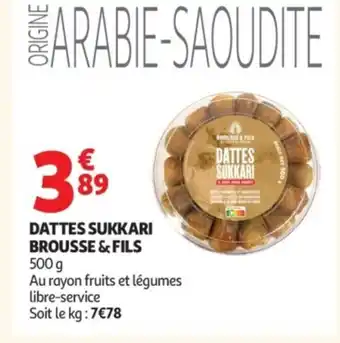 BROUSSE&FILS Dattes sukkari