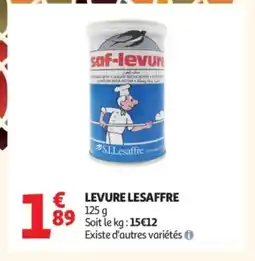 Auchan Levure lesaffre offre