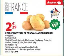 Auchan AUCHAN Pommes de terre de consommation offre