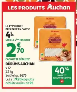 Auchan DÜRÜMS Auchan offre