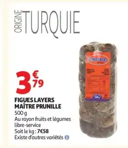 Auchan MAÎTRE PRUNILLE Figues layers offre