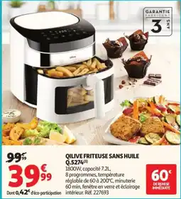 Auchan QILIVE Friteuse sans huile q.5274 offre