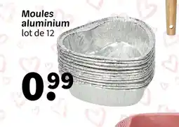 Wibra Moules aluminium lot de 12 offre
