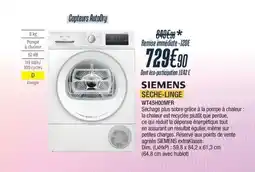Proxi Confort SIEMENS Sèche-linge WT45H00MFR offre