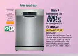 Proxi Confort BOSCH Lave-vaisselle SMS25G109F offre