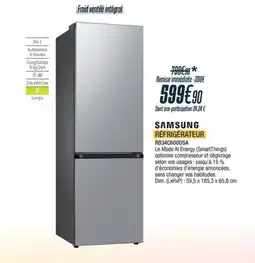 Proxi Confort SAMSUNG Réfrigérateur RB34C600DSA offre