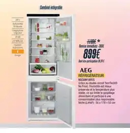 Proxi Confort AEG Réfrigérateur NSC6M18FES offre
