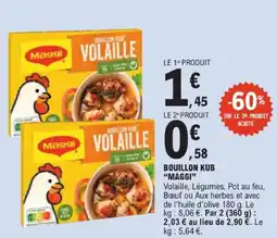 E.Leclerc MAGGI Bouilon kub offre